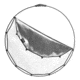 Lastolite Camera Lighting Equipment HaloCompact Reflector, Silver/White, 82cm LL LR3300