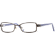 Laura Ashley Darby SELA DARB00 Eyeglass Frames - Antique Brown SELA DARB005030 BN
