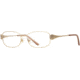 Laura Ashley Geneva SELA GENV00 Single Vision Prescription Eyeglasses - Gold SELA GENV005435 GO