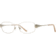 Laura Ashley Geneva SELA GENV00 Single Vision Prescription Eyeglasses - Silver SELA GENV005435 SV