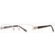 Laura Ashley Kyle SELA KYLE00 Eyeglass Frames - Satin Gold SELA KYLE005135 GO