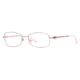 Laura Ashley Lisbeth SELA LISB00 Single Vision Prescription Eyeglasses - Pink SELA LISB005335 PK