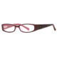 Laura Ashley Petal Pusher SELG PETA00 Progressive Prescription Eyeglasses - Ruby SELG PETA004625 BUR