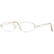 Laura Ashley Sheridan SELA SHER00 Progressive Prescription Eyeglasses - Silver SELA SHER005235 SV