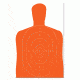 Law Enforcement Targets B-27E Economy Silhouette Target 23x35 Inch Orange 100 Per Case