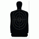 Law Enforcement Targets B-27S Standard Silhouette Target 24x45 Inch Black 100 Per Case