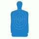 Law Enforcement Targets B-27S Standard Silhouette Target 24x45 Inch Blue 100 Per Case