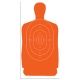 Law Enforcement Targets B-27S Standard Silhouette Target 24x45 Inch Orange 100 Per Case B-27S-ORANGE