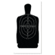 Law Enforcement Targets B-29 50 Foot Reduction Of B-27 Police Silhouette 11.5x22 Inch Black 100 Per Case