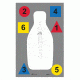 Law Enforcement Targets DT-ANTQ-A MultiPurpose FBI-Q/Vital Anatomy/Commands 23x35 Inch 100 Per Case