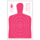Law Enforcement Targets High Visibility Fluorescent B-27E Indoor Target Red 23x35 Inch 100 Per Case