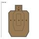 Law Enforcement Targets IPSC Cardboard Target 18x30 Inch Brown/White 100 Per Case IPSC-CB
