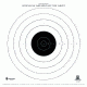 Law Enforcement Targets NRA-SR-1 100 Yard Rapid Fire Military Target 21x21 Inch Black/White 100 Per Case