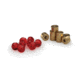 Lazer Sharp Brass Clackers and Glass Beads Assortment LCLKASST1
