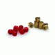 Lazer Sharp Brass Clackers and Glass Beads Assortment LCLKASST1