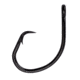 Lazer Sharp Circle Sea Hook,Big Game,Non-Offset,Ringed Eye,Heavy Wire,Platinum Black Plus,R-Pack L2045R-18/0
