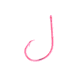 Lazer Sharp Circle Sea Hook,Baitholder,Offset,2 Slices,Red,G-Pack Hooks L2197RGH-5/0