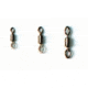 Lazer Sharp Diamond Eye Rolling Swivel,Black SLDEBK-10