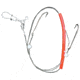 Lazer Sharp Flounder Rig,Red Tubing,2 Yellow Corn Style Beads L903