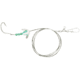 Lazer Sharp Fluke Rig,Nickel,38in,Green/Silver L912