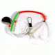 Lazer Sharp Fluke Saltwater Rig,Gold L981-2/0