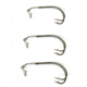 Lazer Sharp Frog Hook w/ Spring,Needlepoint,Platinum Black,G-Pack Hooks L299G-5/0