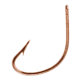 Lazer Sharp Kahle Hook,Offset,Ringed Eye,Non-Forged,Plain Shank,Needlepoint,Bronze,G-Pack Hooks L141G-8