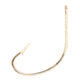 Lazer Sharp ftKahle Hook,Offset,Ringed Eye,Non-Forged,Plain Shank,Needlepoint,Gold,G-Pack Hooks L142G-4/0