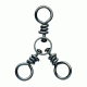 Lazer Sharp Saltwater Powerlight 3-Way Swivel,Black SLP3WBK-1