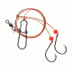 Lazer Sharp Snapper Rig,Platinum Black Plus L844-1