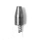 Lazer Sharp Steel Screw Worm Weight,Size 3/8oz LNLSWWBK38
