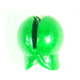 Lazer Sharp Tin Removable Split Shot Sinker,Camo Green,Size BB NLRSGBB