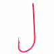 Lazer Sharp Trailer Hook,Non-Offset,Forged,for Spinner/Buzz Baits,Needlepoint,Red,G-Pack Hooks L7259RG-1/0