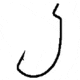 Lazer Sharp Wide Gap Worm Hook,Platinum Black,G-Pack Hooks L092GK-3/0