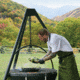Le Creuset Alpine Outdoor Collection - Square Grill Basket, Matte Black, 12in, 20271030000001