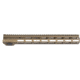 Lead &amp; Steel Arc Ar15/M16 Free Float Handguard, 15in, Earth, ARC-HG-15-FDE