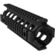 Lead &amp; Steel Drop-in Quad Rail Enhanced Handguard, 7in, Cabine Length, Black, 65024