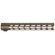 Lead & Steel JAG Ar15/M16 Free Float Handguard, Earth, JAG-HG-15-FDE
