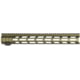 Lead & Steel JAG Ar15/M16 Free Float Handguard, Olive, JAG-HG-15-ODG