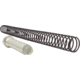 Lead &amp; Steel M-16/AR-15 Mil-Spec H3 Buffer and Chrome Silicon Buffer Spring Combo, Chrome, 123323