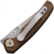 Leader Knives Fuga F107 Folding Knife, 3.88in Closed, 2.88in 4116 Stainless Blade, Walnut Handle, F107