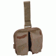 Leapers Deluxe Adjustable Rifle Mag Pouch-Double Drop-Leg Mag Pouch-Six Mags Max PVC-LP604D
