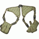 Leapers Deluxe Universal Horizontal Shoulder Holster, OD Green PVC-H170G