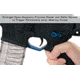 Leapers Oversized Trigger Guard for AR15, Matte Blue TLT-TKSTGB