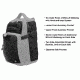 Leapers UTG 1-Day Situational Preparedness Back Pack,Black PVC-P124B