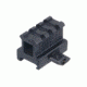 USED Leapers UTG 3-Slot Picatinny Riser Mount, 1in Saddle Height, 1.6in Length, Black, MNT-RS10S3, EDEMO2