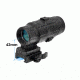 Leapers UTG 3X Magnifier with Flip-to-side QD Mount, W/E Adjustable, _x000D_ SCP-MF3WEQS