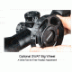 Leapers UTG 4-16x44 30mm Compact AO Rifle Scope,Black,36-color Glass Mil-dot Reticle SCP3-UGM416AOIEW