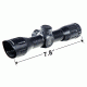 Leapers UTG 4X32 1in Compact CQB Rifle Scope, Mil-dot Reticle, Pre-Adj at 100Yds, _x000D_ SCP-U432M1