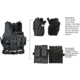 Leapers UTG 547 Law Enforcement Tactical Vest, Left Handed, Black, PVC-V547BL